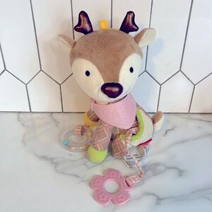 Skip Hop Bandana Buddies Deer Activity & Teething Toy